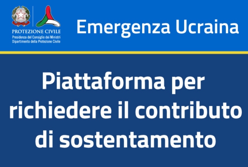 Avviso richiesta contributo sostentamento Ucraina